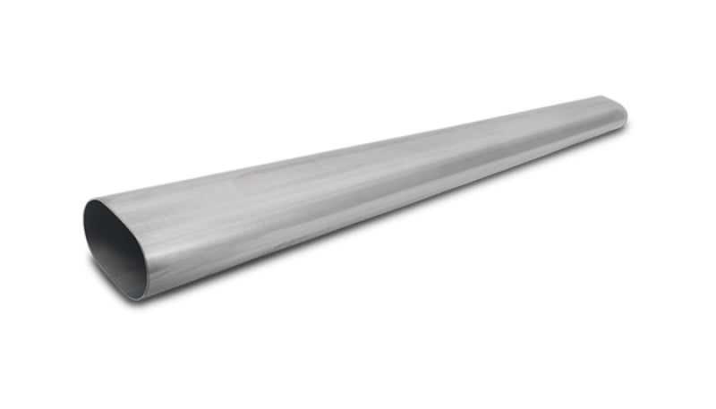 Vibrant 13183 3.5in Oval (Nominal Size) T304 SS Straight Tubing (16 ga) - 5 foot length