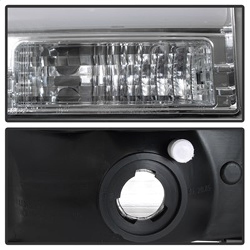 SPYDER 5084675 Spyder 99-04 Ford F-250 Super Duty Light Bar Projector Headlights - Chrome (PRO-YD-FF25099V2-LB-C)