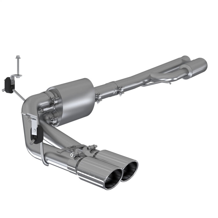 MBRP S5092304 2019+ Chevrolet Silverado 1500 4.5L/5.3L Pre-Axle Dual Side Exite w/ 4in OD Tip- T304