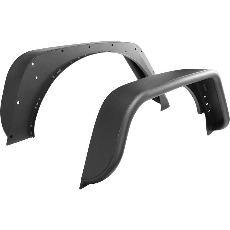 Westin 62-1015 /Snyper 07-17 Jeep Wrangler Tube Fenders - Rear - Textured Black