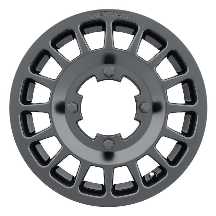 Method Wheels MR40756046551 Method MR407 Bead Grip 15x6 / 5+1/51mm Offset / 4x156 / 120mm CB Matte Black Wheel