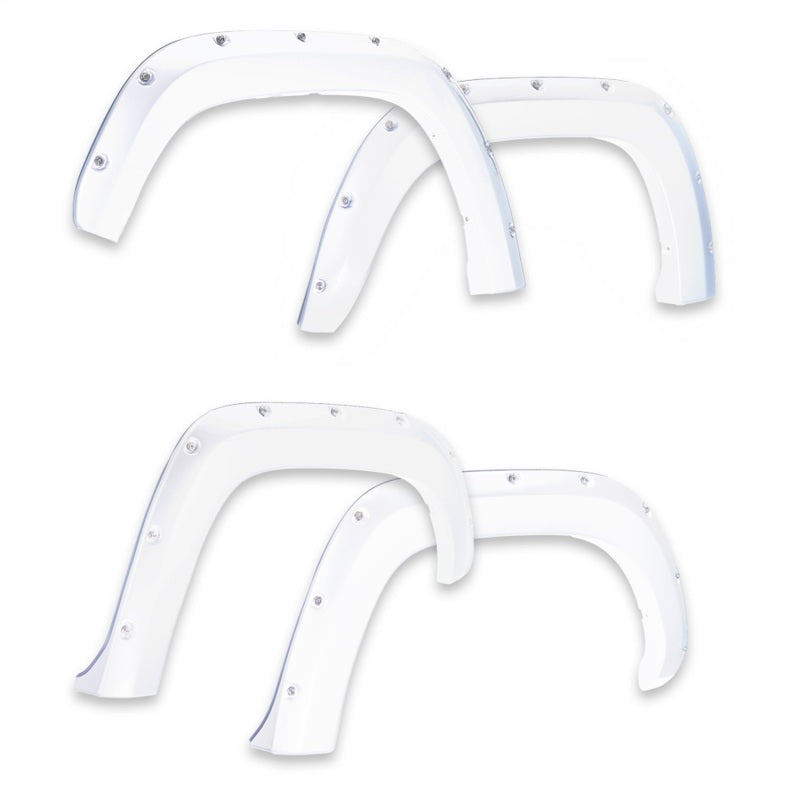 EGR 791574-GAZ 14+ Chev Silverado 6-8ft Bed Bolt-On Look Color Match Fender Flares - Set - Summit White