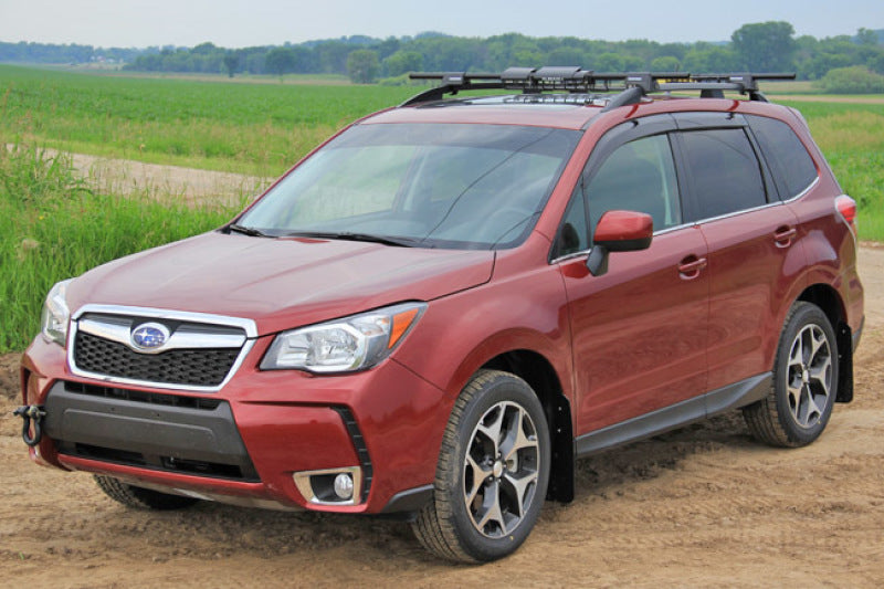 Rally Armor MF28-UR-BLK/GRY 14-18 Subaru Forester Black Mud Flap w/ Grey Logo