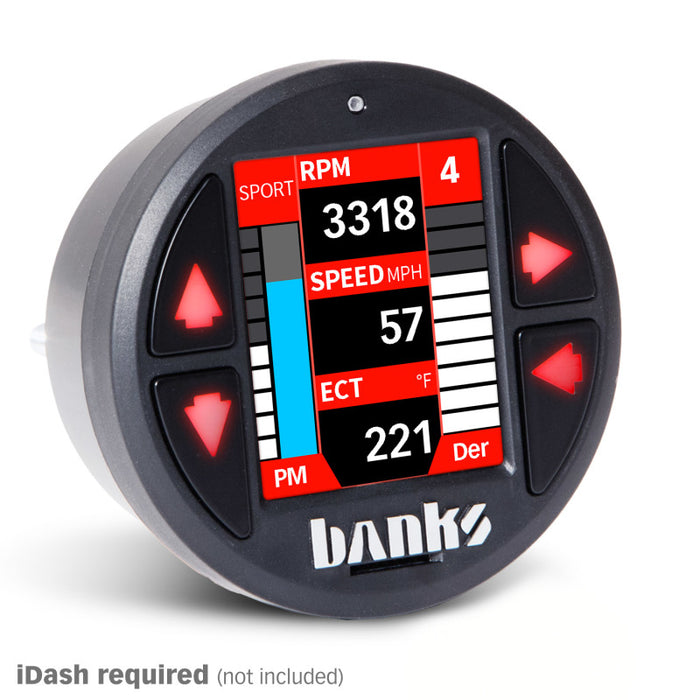 Banks Power 64311-C Pedal Monster Throttle Sensitivity Booster for Use w/ Exst. iDash - 07-19 RAM 2500/3500