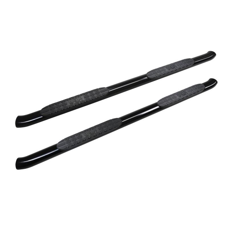 Westin 21-24135 2019 Chevrolet Silverado/Sierra 1500 Crew Cab Non LD PRO TRAXX 4 Oval Nerf Step Bars - Black