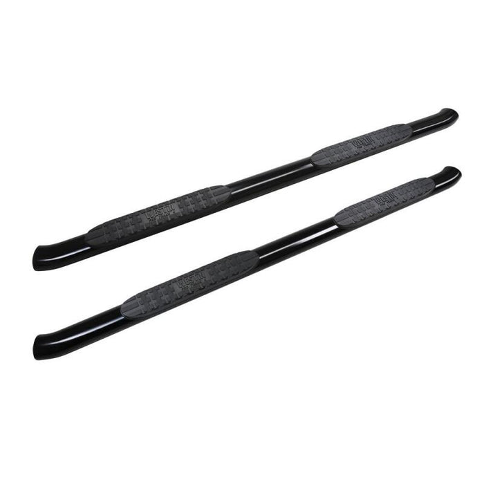 Westin 21-24135 2019-2026 Chevy Silverado/Sierra 1500 Crew Cab Non LD PRO TRAXX 4 Oval Nerf Step Bars - Black