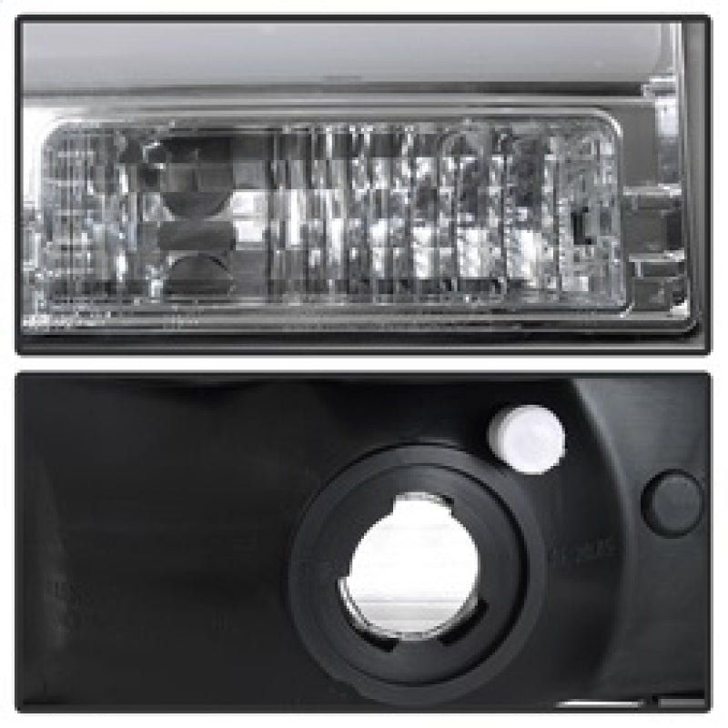 SPYDER 5084675 Spyder 99-04 Ford F-250 Super Duty Light Bar Projector Headlights - Chrome (PRO-YD-FF25099V2-LB-C)