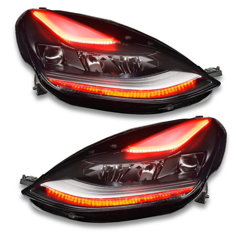 ORACLE Lighting 1473-332 Oracle 2021+ Tesla Model 3 Dynamic ColorSHIFT Headlight DRL Upgrade Kit SEE WARRANTY