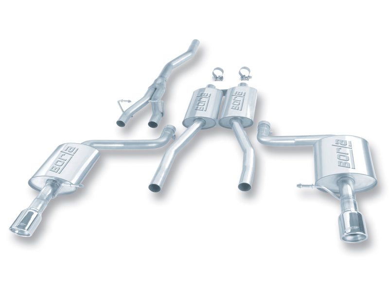 Borla 140100 Cat Back system for 02-08 Audi A4 Quattro 2.0L 4cyl