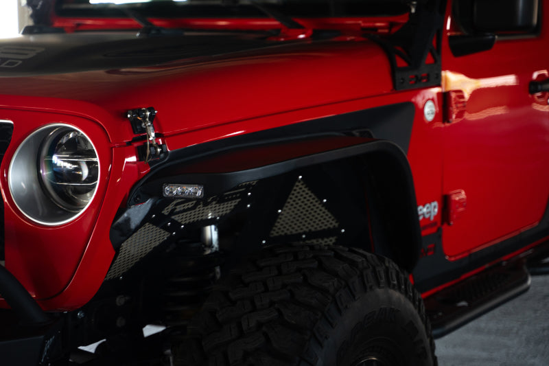 DV8 Offroad FDGL-07 20-23 Jeep Gladiator JT Slim Fender Flares
