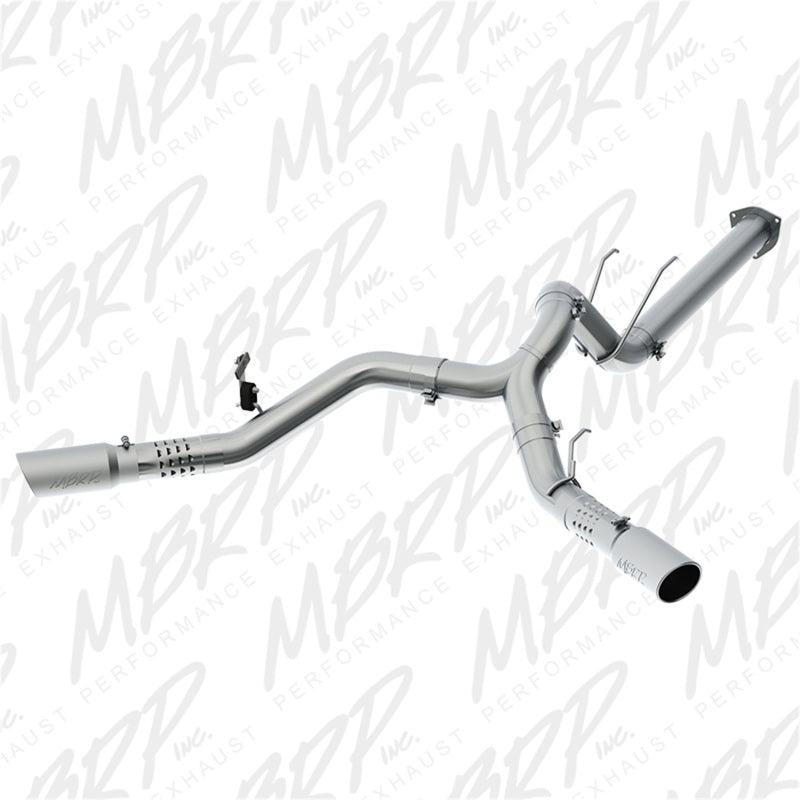 MBRP S6291409 17-19 Ford F-250/350/450 6.7L 4in Filter Back Cool Duals T409 Exhaust System