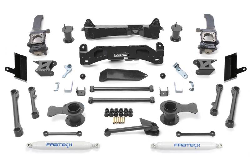 Fabtech K7066 2015-21 Toyota 4Runner 4WD 6in Basic Sys w/Perf Shks
