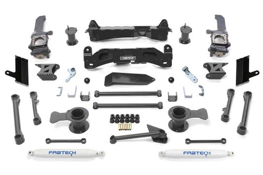 Fabtech K7066 2015-21 Toyota 4Runner 4WD 6in Basic Sys w/Perf Shks