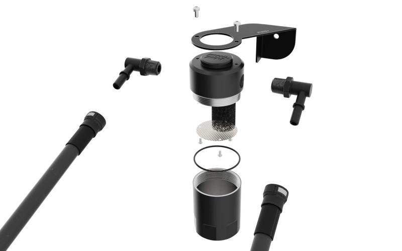 K&N Engineering 81-0804 K&N 19-22 Chevy Silverado 1500 5.3/6.2L Catch Can. Oil Separator