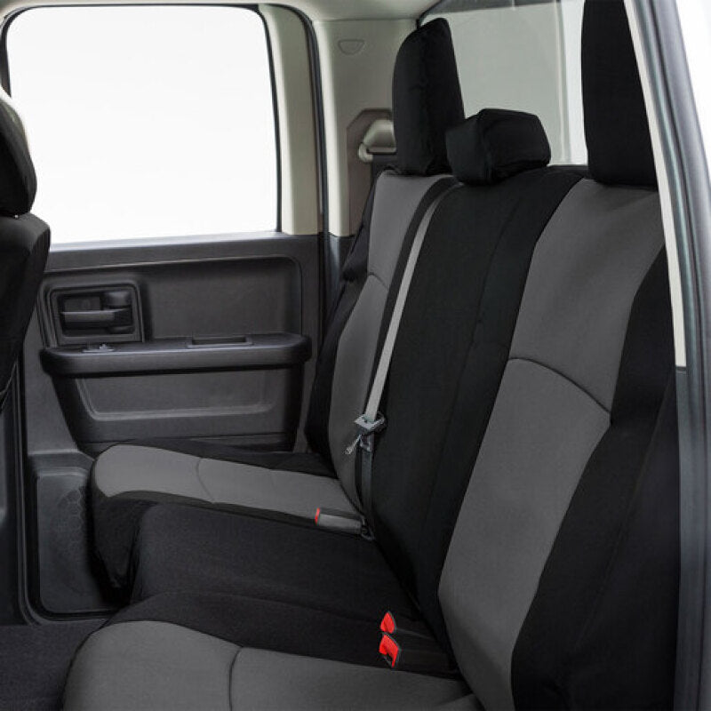 Covercraft GTC4139ENBK 19-24 Chevrolet Silverado Endura PrecisionFit Custom Second Row Seat Covers - Black/Black
