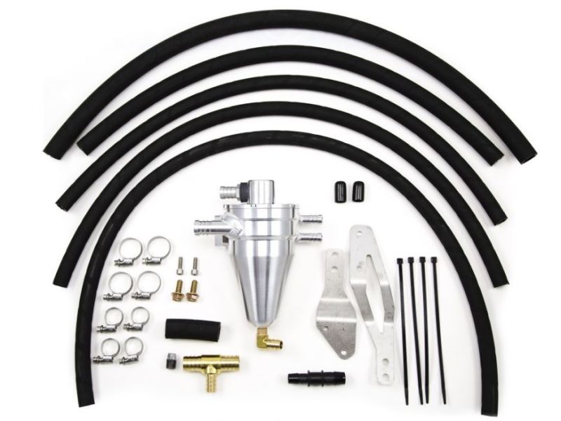 Killer B Motorsport GR-MV3S-C Killer B 08-14 WRX / 08-17 STI Air/Oil Separator w/ Plumbing