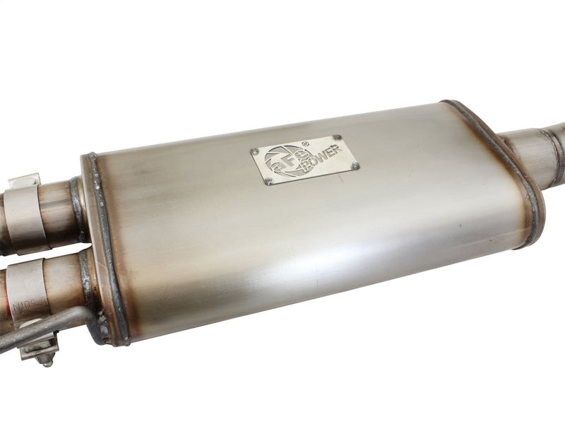 aFe 49-43071-B Rebel Series Exhaust SS Front Side Exit CB w/ Black Tips 10-14 Ford F150 Ecoboost V8 6.2L