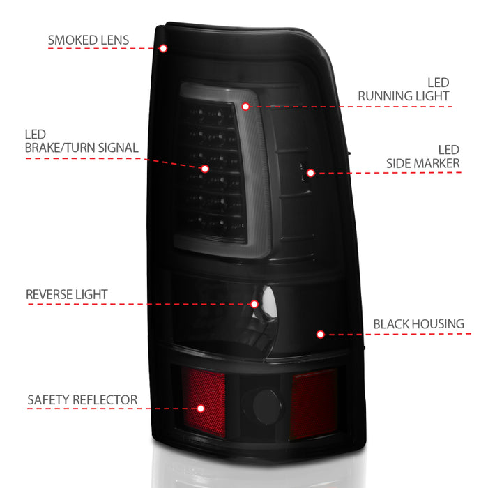 ANZO 311334 ANZ LED Taillights