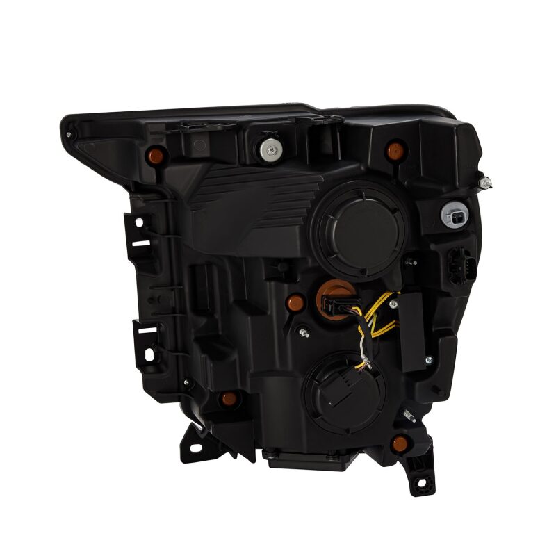 AlphaRex 880138 21-22 Ford F-150 NOVA LED Proj Headlights Plank Style Alpha Blk w/Activ Light/Seq Signal