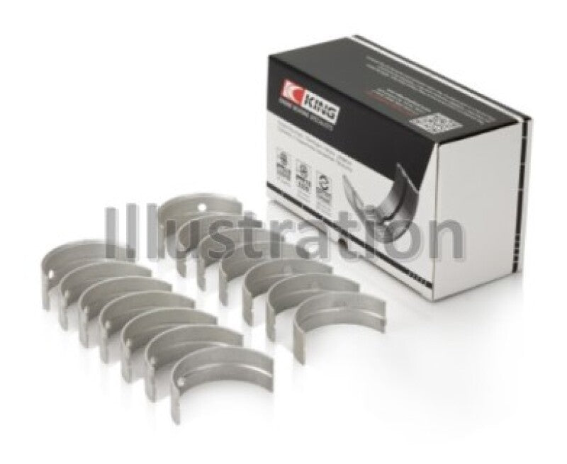 King Engine Bearings MB7089AM Audi/Volkswagen ABV/AES/AUE Crankshaft Main Bearing Set (Set of 7) - Size STD