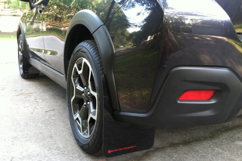 Rally Armor MF26-UR-BLK/GRY 13-17 Subaru Crosstrek XV Black UR Mud Flap w/Grey Logo