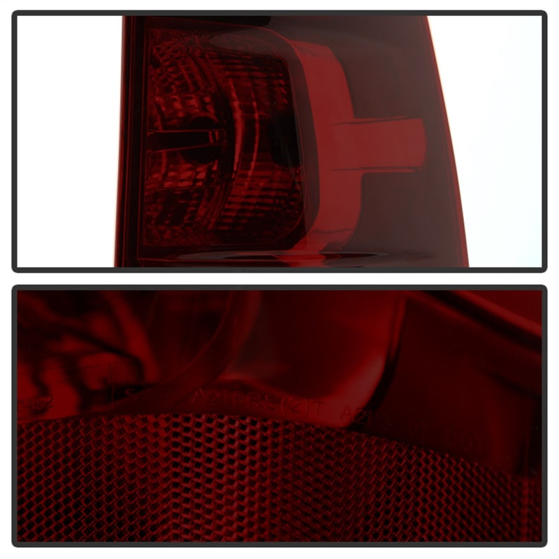 SPYDER 9030222 Xtune Chevy Suburban 07-13 OEM Style Tail Lights Red Smoked ALT-JH-CSUB07-OE-RSM