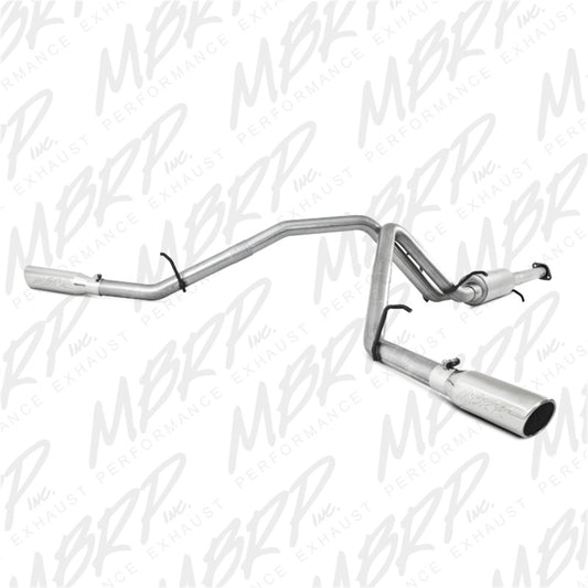 MBRP S5038AL 2007-2008 Chev/GMC 1500 (Next Gen.) CC EC (excl. 8 bed) 4.8/5.3L/6.0L Cat Back Dual Split