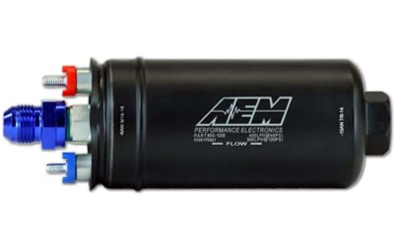 AEM 50-1005 400LPH High Pressure Fuel Pump -6AN Female Out, -10AN Female In