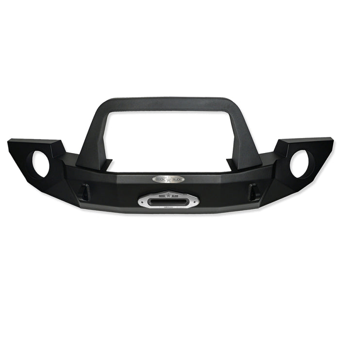 Rock Slide Engineering FB-F-100-JK Rock Slide 07-18 Jeep JK 2-4 Door Rigid Full Front Bumper / Complete With Winch Plate