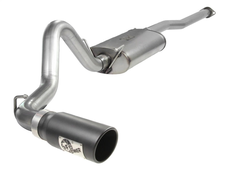 aFe 49-46001-1B MACHForce XP Exhausts Cat-Back SS-409 EXH CB Toyota Tacoma 05-13 V6-4.0L (Blk Tip)