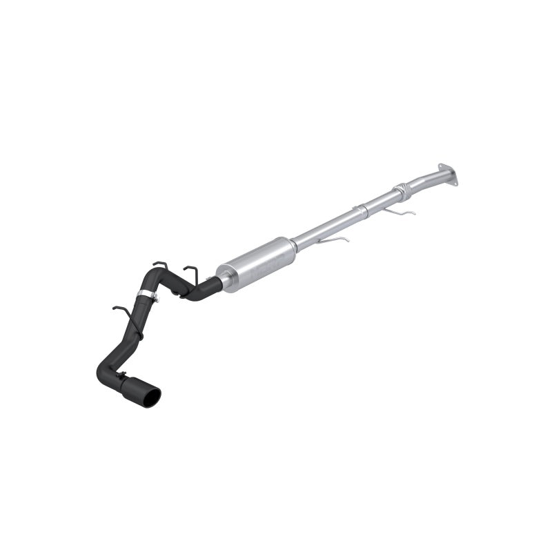 MBRP S5015BLK 2023+ Chevy Colorado/GMC Canyon Aluminized Steel 3in Cat-Back Single Side Exit - Black