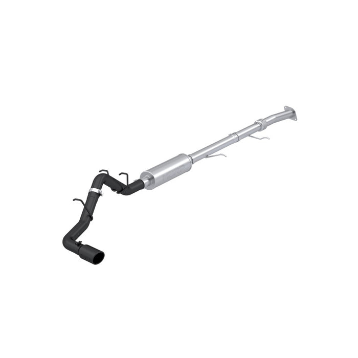 MBRP S5015BLK 2023+ Chevy Colorado/GMC Canyon Aluminized Steel 3in Cat-Back Single Side Exit - Black
