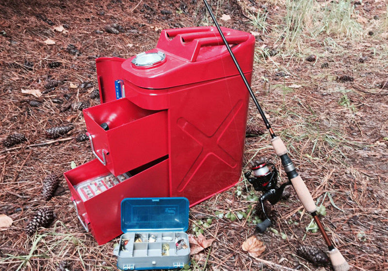 Rampage 86619 1999-2019 Universal Trail Can Utility/Tool Box - Red