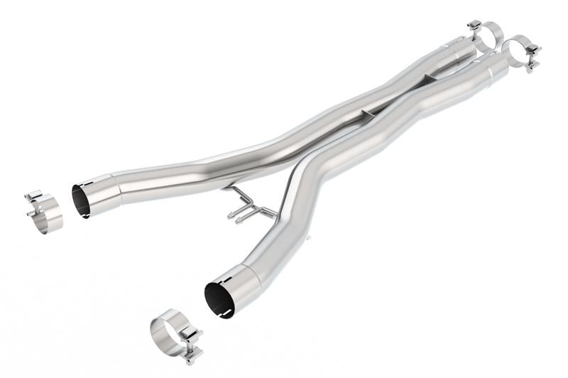 Borla 60548 2014 Chevy Corvette Stingray X-Pipes (Smog Legal Cut and Clamp)