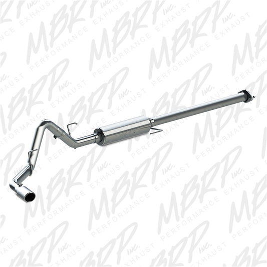 MBRP S5253409 2015 Ford F-150 2.7L / 3.5L EcoBoost 3in Cat Back Single Side T409 Exhaust System