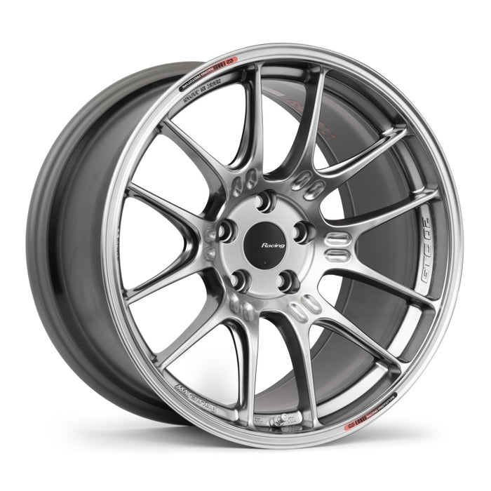 Enkei 534-990-6540HS GTC02 19x9 5x114.3 40mm Offset 75mm Bore Hyper Silver Wheel