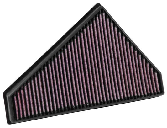K&N Engineering 33-3021 K&N Replacement Panel Air Filter (Left Side) 2014-2015 Jaguar F-Type 3.0L/5.0L