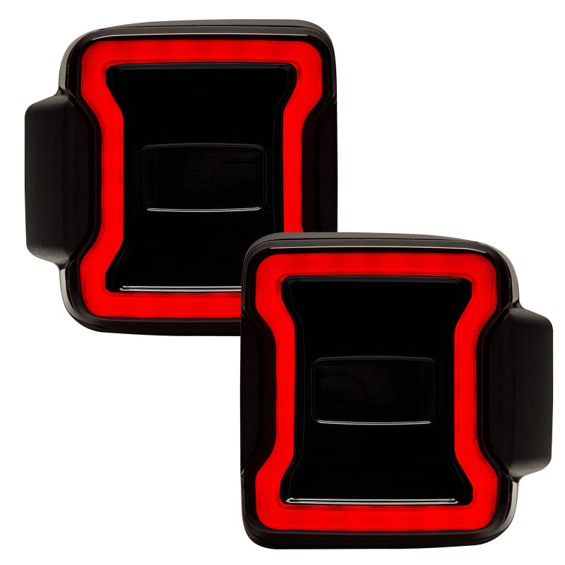 ORACLE Lighting 5852-504 Oracle Jeep Wrangler JL Black Series LED Tail Lights SEE WARRANTY