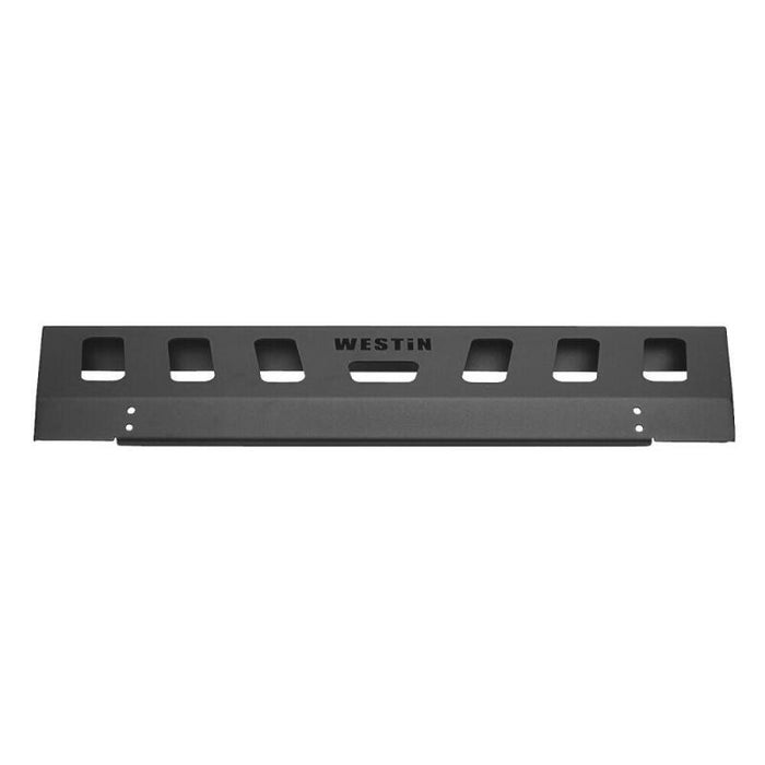 Westin 59-80095 18-19 Jeep Wrangler JL Front Bumper Skid Plate - Textured Black