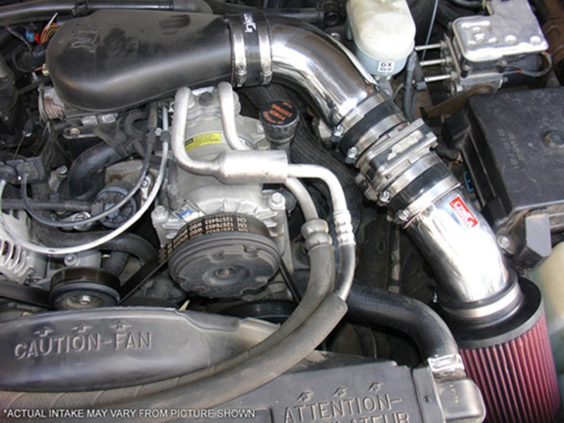 Injen PF7021WB 94-04 S10 Sonoma Jimmy Blazer 4.3L V6 Wrinkle Black Power-Flow Air Intake System