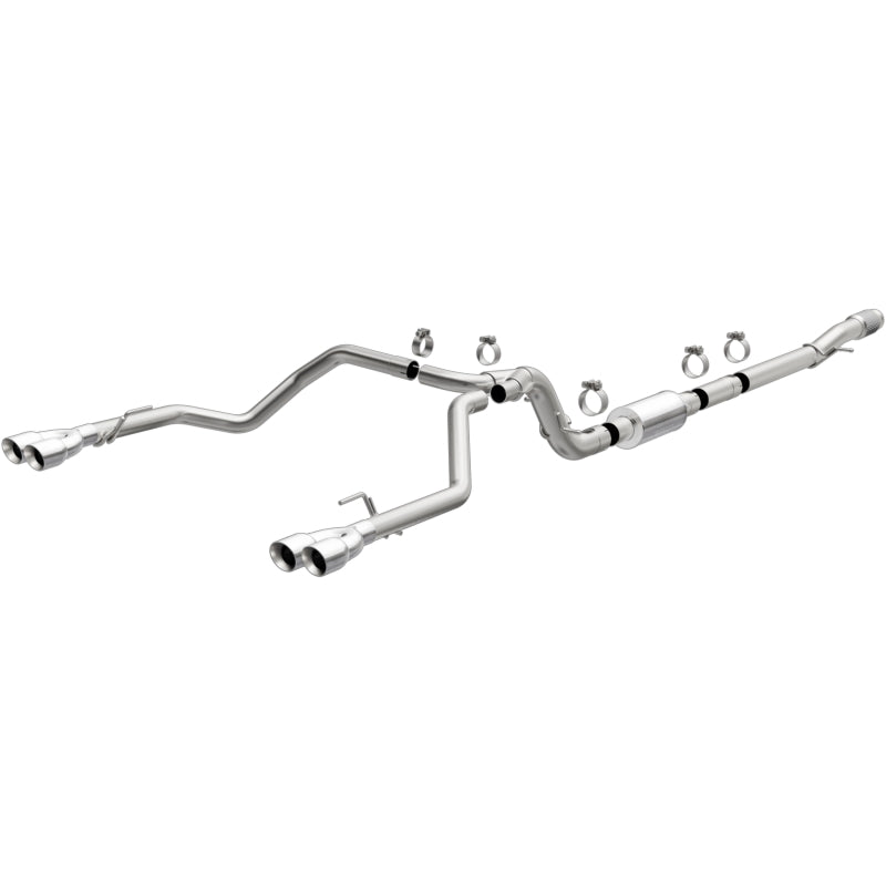 Magnaflow 19489 MagnaFlow 2019 Chevrolet Silverado 1500 Quad Exit Polished Stainless Cat-Back Exhaust