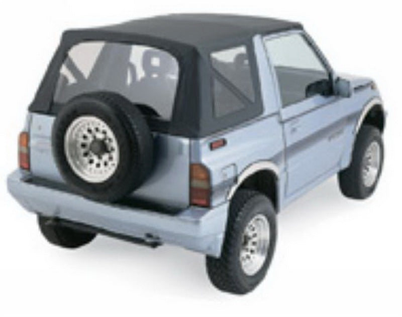 Rampage 98815 1995-1998 Geo Tracker Soft Top OEM Replacement - Black Denim