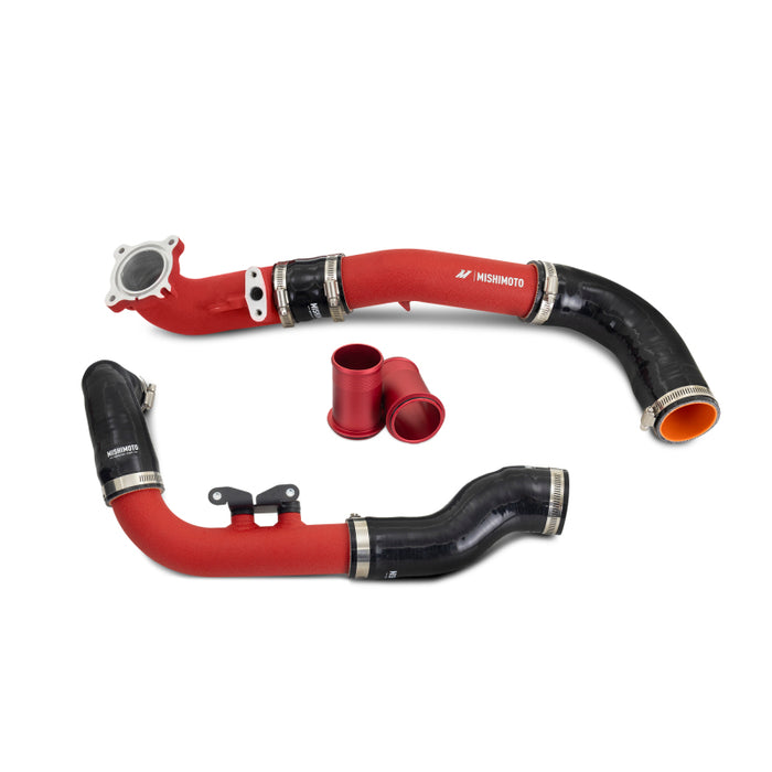 Mishimoto MMICP-GRC-23RD 2023+ Toyota GR Corolla Intercooler Pipe Kit - Wrinkle Red