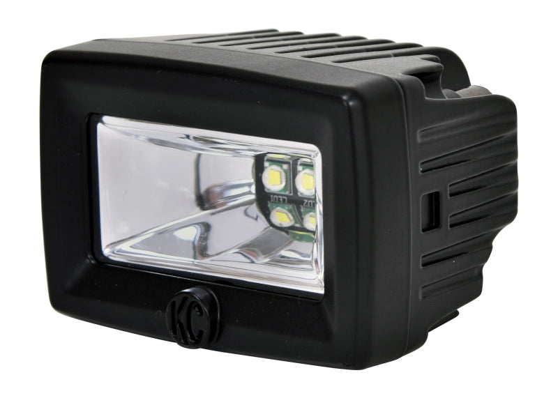 KC HiLiTES 328 C-Series 2in. C2 LED Light 20w Area Flood Beam (Pair Pack System) - Black