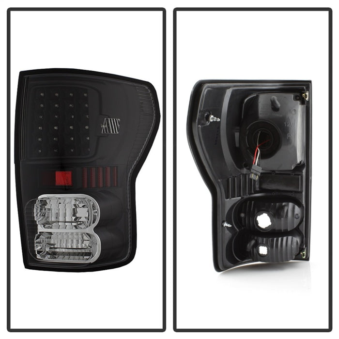 SPYDER 5013200 xTune Toyota Tundra 07-13 LED Tail Lights Black ALT-ON-TTU07-LED-BK
