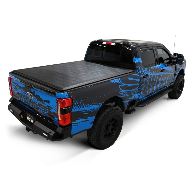 Westin 19-11005 17-24 Ford F-250/350 Super Duty 6.75ft. Bed Soft Roll Tonneau Cover - Black