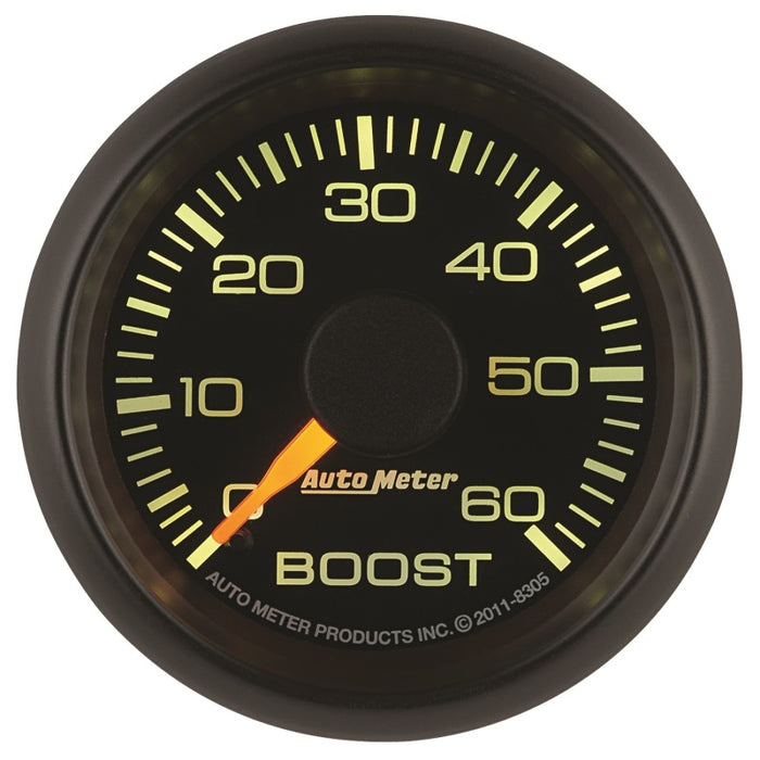 AutoMeter 8305 Autometer Factory Match 52.4mm Mechanical 0-60 PSI Boost Gauge