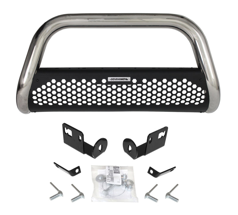 Go Rhino 55204PS 03-06 Chevy 2500HD RHINO! Charger 2 RC2 Complete Kit w/Front Guard + Brkts