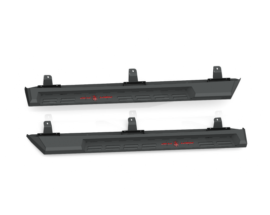 Road Armor 518STP4B 18-20 Jeep Wrangler JL 4DR Stealth Running Board Step - Tex Blk