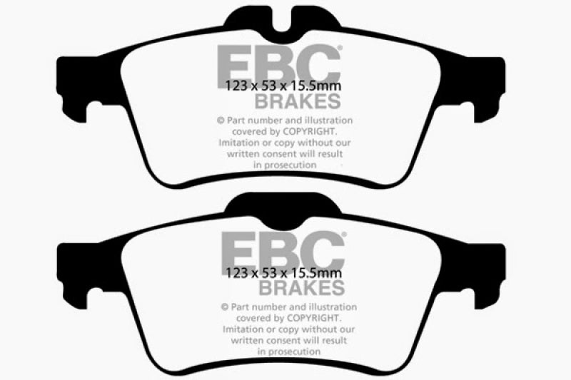 EBC DP31749C 08-10 Chevrolet Cobalt 2.0 Turbo (SS) Redstuff Rear Brake Pads